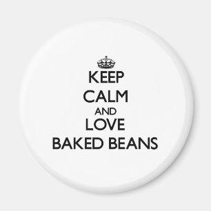 Keep calm and love Baked Beans Magnet