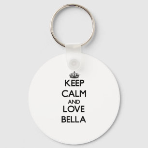 Keep Calm and Love Bella Keychain
