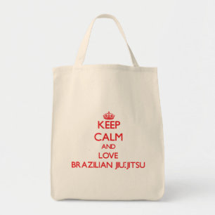 Keep calm and love Brazilian Jiu-Jitsu Tote Bag
