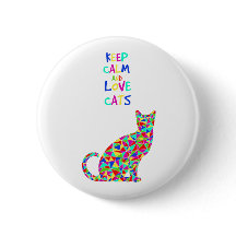 Keep calm and love cats