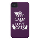 Keep Calm and Love Cats (in any colour)