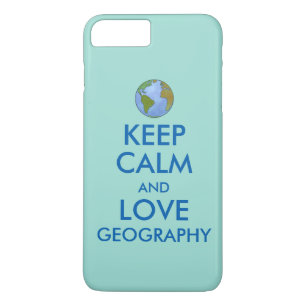 Keep Calm and Love Geography Customizable Case-Mate iPhone Case