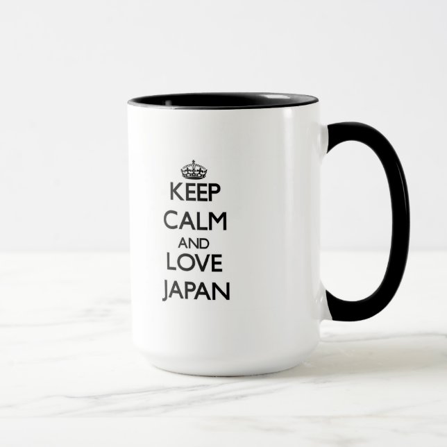 Keep Calm and Love Japan Mug (Right)