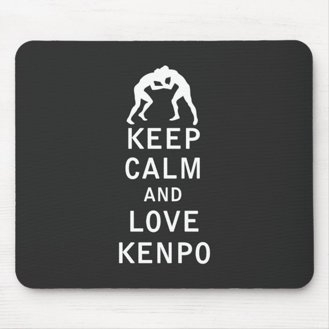 Keep Calm and Love Kenpo Mouse Pad (Front)