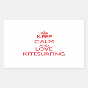 Keep calm and love Kitesurfing Sticker