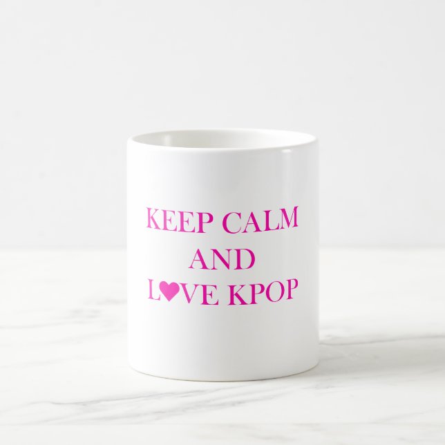 Keep Calm and Love Kpop Mug (Center)