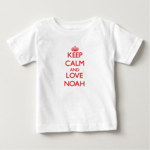 Keep Calm and Love Noah Baby T-Shirt