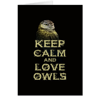 Keep Calm and Love Owls Original Owl Gift Stuff