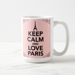 Keep Calm and love Paris mug