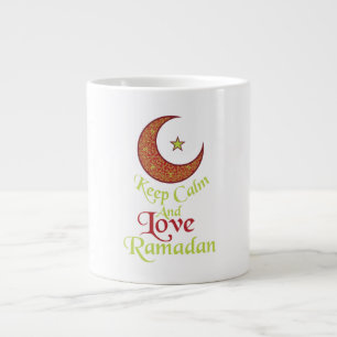 Keep Calm and Love Ramadan Large Coffee Mug