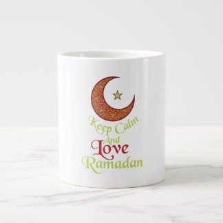 Keep Calm and Love Ramadan Large Coffee Mug