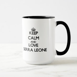 Keep Calm and Love Sierra Leone Mug