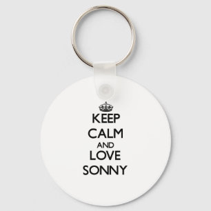 Keep Calm and Love Sonny Keychain