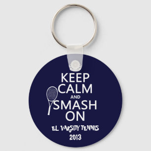 Keep Calm and Love Tennis Keychain