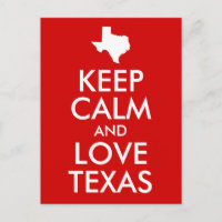 Keep Calm and Love Texas Red