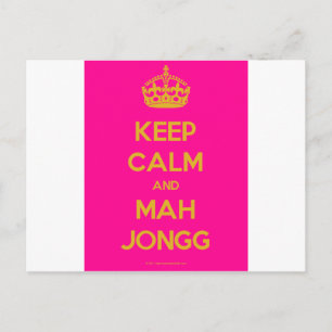 Keep-Calm-And-Mah-Jongg.pdf Postcard