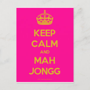 Keep-Calm-And-Mah-Jongg.pdf Postcard