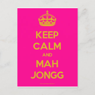 Keep-Calm-And-Mah-Jongg.pdf Postcard