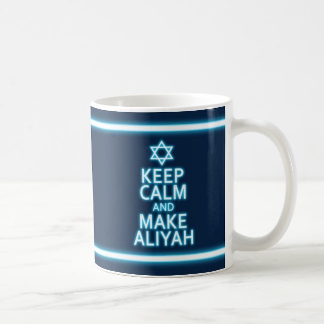 Keep Calm And Make Aliyah Coffee Mug (Right)