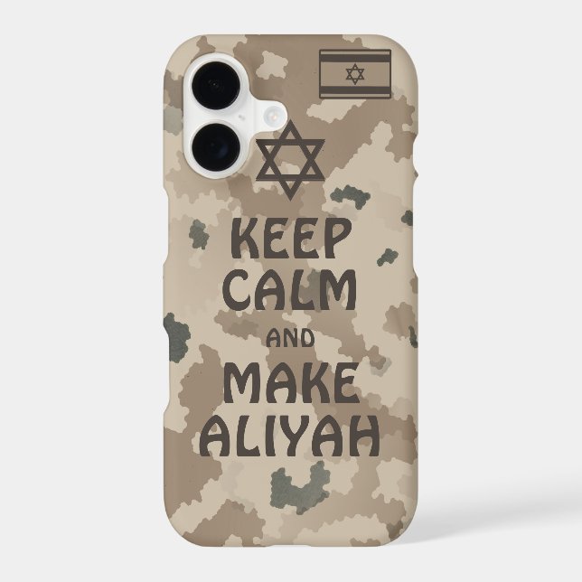 Keep Calm And Make Aliyah - Desert (Back)