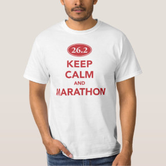 Keep calm and marathon. Shirt