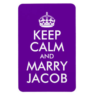Keep Calm and Marry Jacob Magnet
