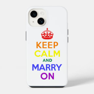 Keep Calm and Marry On iPhone 14 Case