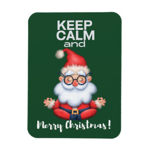 Keep Calm and Merry Christmas Magnet