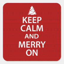 Keep Calm and Merry On Christmas