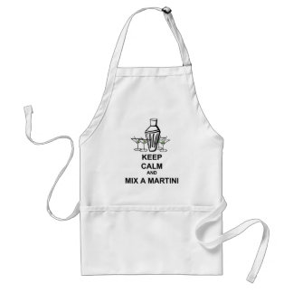 Keep Calm and Mix a Martini Apron