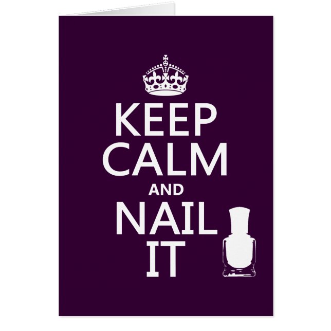 Keep Calm and Nail It (Nail polish) (Front)