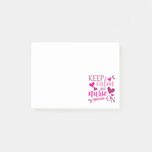 Keep Calm and Nurse On Post-it Notes