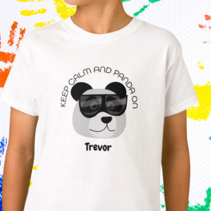 Keep Calm and Panda On T-Shirt