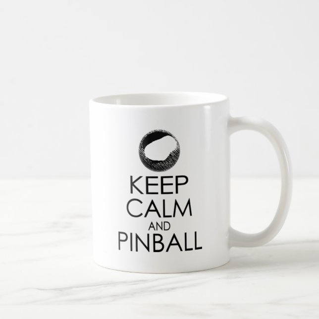 Keep Calm and Pinball Mug (Right)