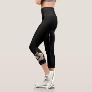 Keep Calm and Plant Something - Gardener Capri Leggings