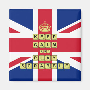 Keep Calm And Play Board Games Magnet