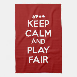 Keep Calm And Play Fair Kitchen Towel