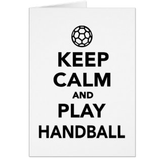 Keep calm and play Handball