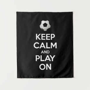Keep Calm and Play On Tapestry