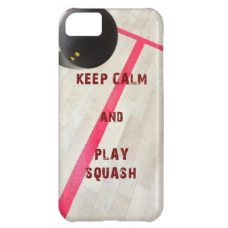 Keep Calm and Play Squash Cover For iPhone 5C