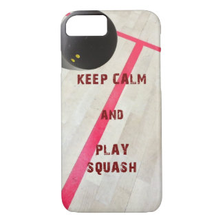 Keep Calm and Play Squash iPhone 8/7 Case