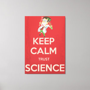 Keep Calm and Play vintage illustration. Game cont Canvas Print