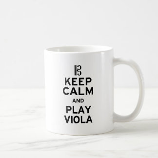 Keep Calm and Play Viola Coffee Mug