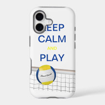 KEEP CALM AND PLAY VOLLEYBALL iPhone 5 Case