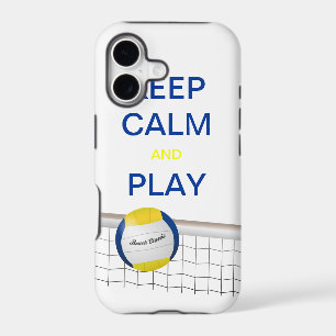 KEEP CALM AND PLAY VOLLEYBALL iPhone 5 Case