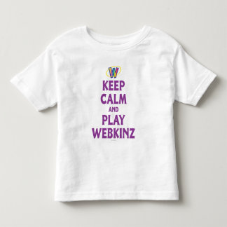 Keep Calm And Play Webkinz Toddler T-shirt