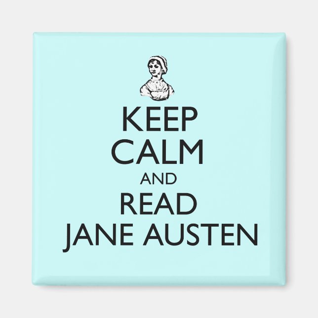 Keep Calm And Read Jane Austen Magnet (Front)