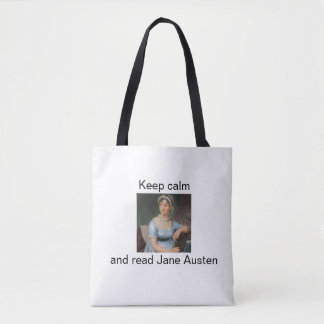 Keep calm and read Jane Austen  Tote Bag