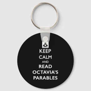Keep Calm And Read Parables Keychain