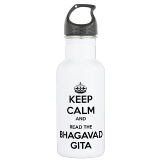 Keep Calm and Read the Bhagavad Gita 532 Ml Water Bottle